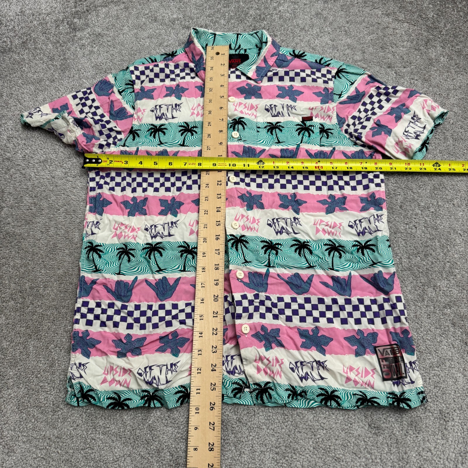 Vans Off The Wall Stranger Things Button Down Shi… - image 12