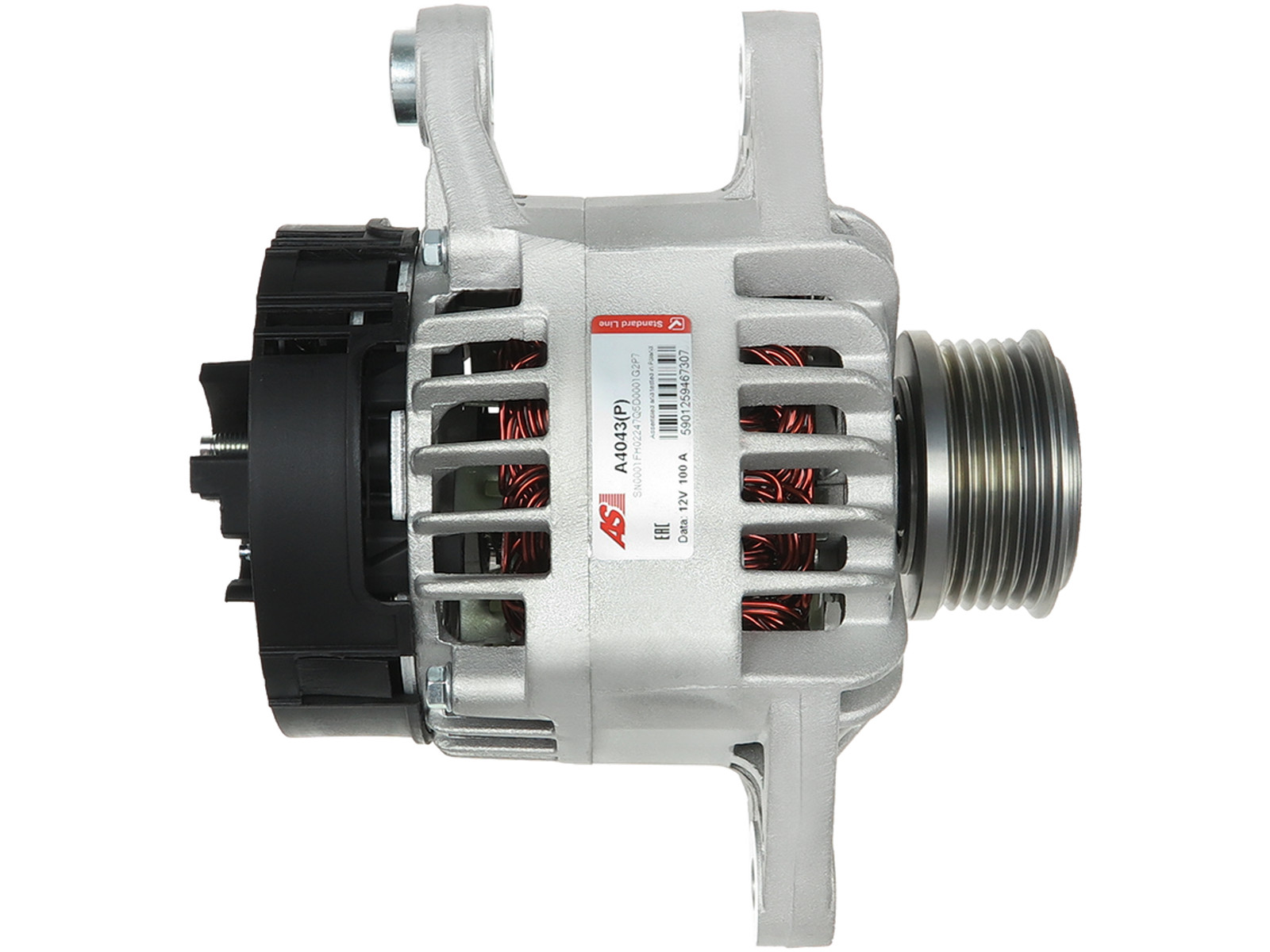 Brand New Alternator 12V 100A w/AFP for FIAT STILO 2001-2008 JTD OE 63321826