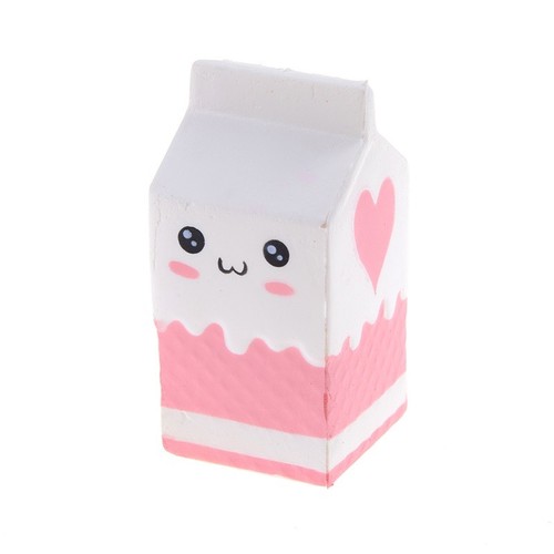 Cute Milk Box Slow Rising Scented Cartoon Bread Hand Pillow Toy 3-*- - Zdjęcie 6 z 12