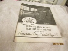 Vintage American Pulverizer St Louis American Ring Crusher Type S Brochure 1941