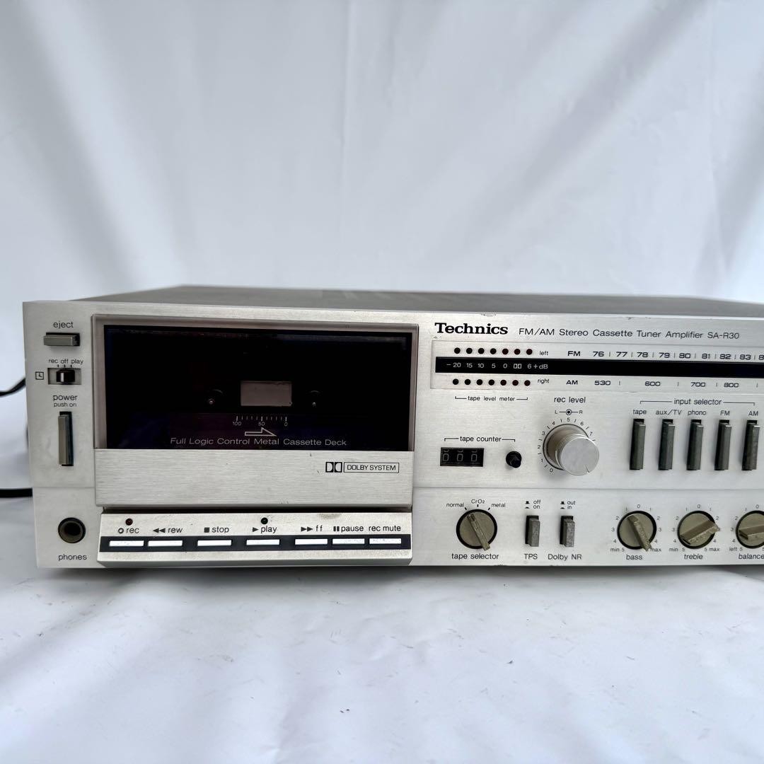 Technics SA-R30 FM/AM Stereo Cassette Tuner Amplifier Dolby