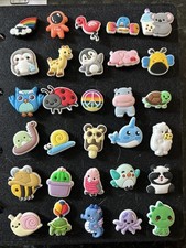 Mixed Assorted Shoe Charms Decorations Accessories for Crocs for Kids 30 Pcs
