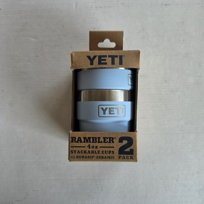 YETI - Rambler - 4oz -Rambler Cups - Stackable - Big Sky Blue - 2 Pack