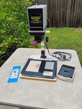 Bogen X-35A Enlarger with stand and several negative carriers, and red filter