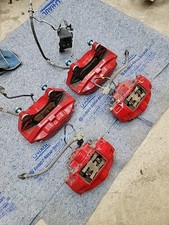 10-20 370z Red Akebono Front Rear LH RH Brake Calipers Set 4x OEM Factory OE WTY