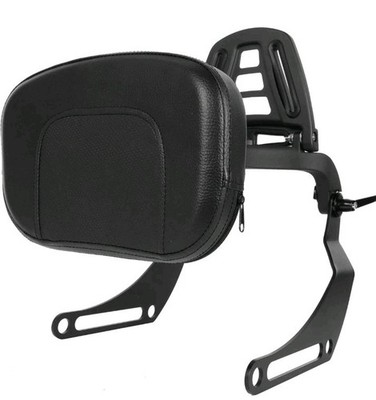 Multi Purpose Driver Passenger Sissy Bar Backrest w/Luggage Carrier Rack...