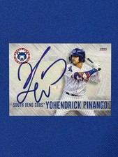 Yohendrick Pinango 2023 South Bend Cubs Team Set #24 signed autograph Auto JJ