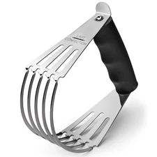 Stainless Steel Soft Grip Pastry Blender Dough Cutter Flour Mixer Cake