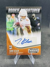 2021 Chronicles Threads Draft Picks Tarik Black Rookie Autograph Auto RC #TS-TBL