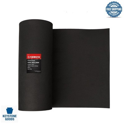 16ft Non-Slip Tool & Drawer Liner - Black, Washable, Customizable EVA Mat for...