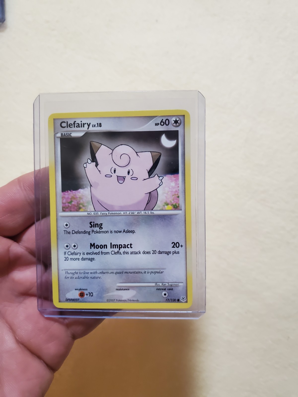 Pokemon Diamond and Pearl Clefairy #77/130 LP Common