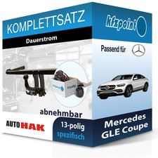 AUTO HAK Anh&auml;ngekupplung abnehmbar und E-Satz f&uuml;r Mercedes GLE Coupe 19- neu