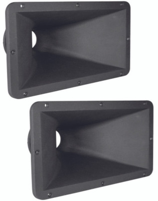 2x Eminence H2EA 2'' Cast Aluminum Heavy-Duty Horn Flare Exponential 60°x 40°