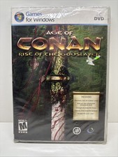 Video Game PC Age of Conan Rise of the Godslayer w/ expansion pack & Puma Sealed