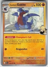 Cynthia's Gabite 110/217 Uncommon Ascended Heroes Pokemon Near Mint