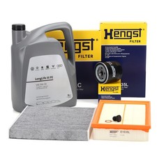 HENGST Filterset + 5L ORIGINAL 0W30 Motoröl für VW GOLF 7 8 A3 8V 8Y 1.0/1.5 TSI HENGST Filterset + 5L ORIGINAL 0W30 Motoröl für VW GOLF 7 8 A3 8V 8Y 1.0/1.5 TSI