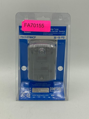 #ad Telemecani Pumptrol FSG2J21M4CP 30 50 PSI Water Pump Low Pressure Cut Off Switch $22.99