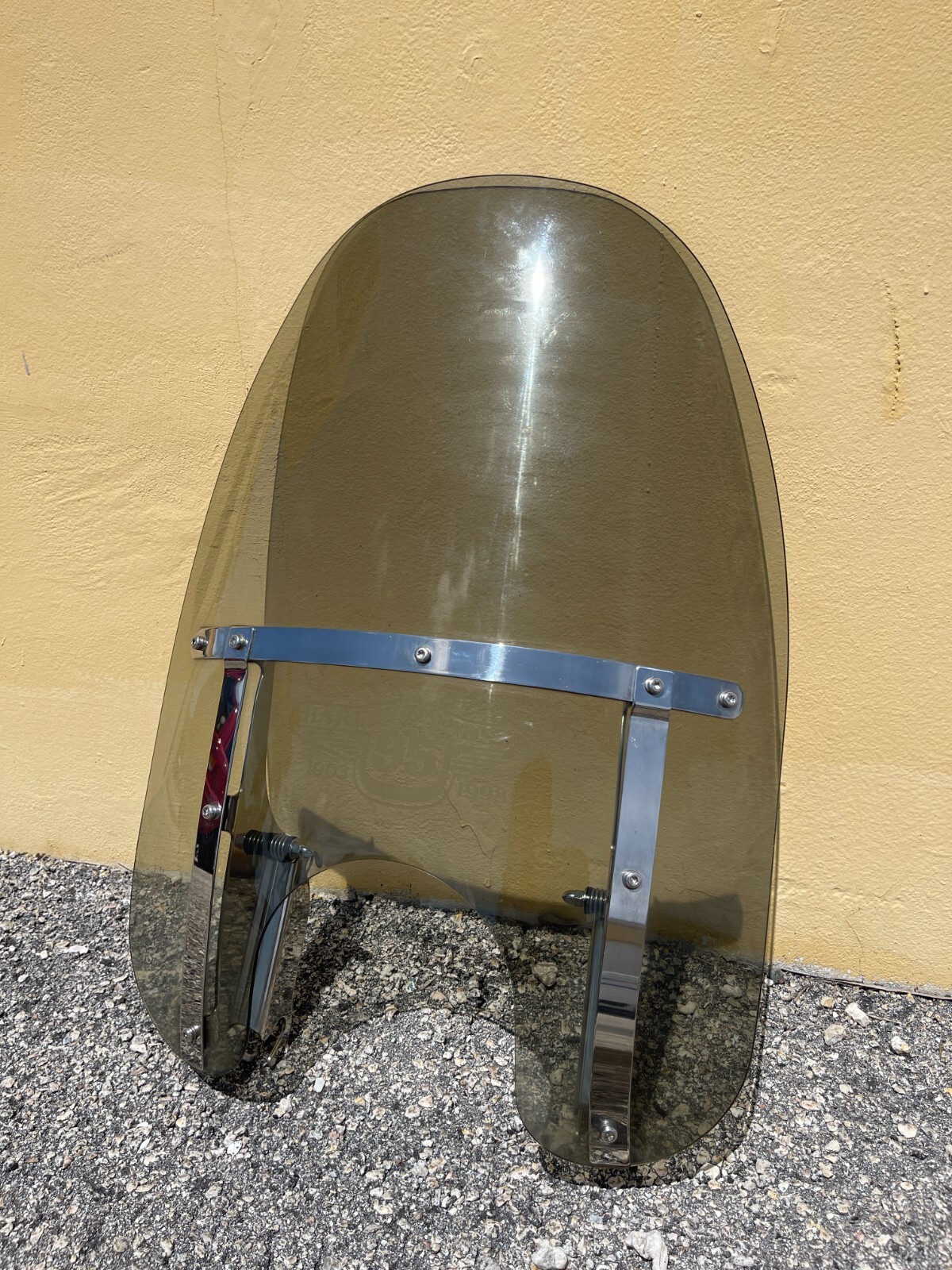 HarleyDavidson Smoked Windshield AS 6 M125C Lexan FMR112 0897 DOT 94 eBay