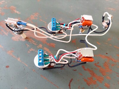 Solderless SG Wiring Harness Series/Parallel Push Pulls .022 Orange Drops 