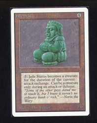 Jade Statue Unlimited Edition MTG