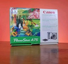 Canon Power Shot A75 Digital Camera 3.2 Megapixel 3X Zoom Accessories Box Tested