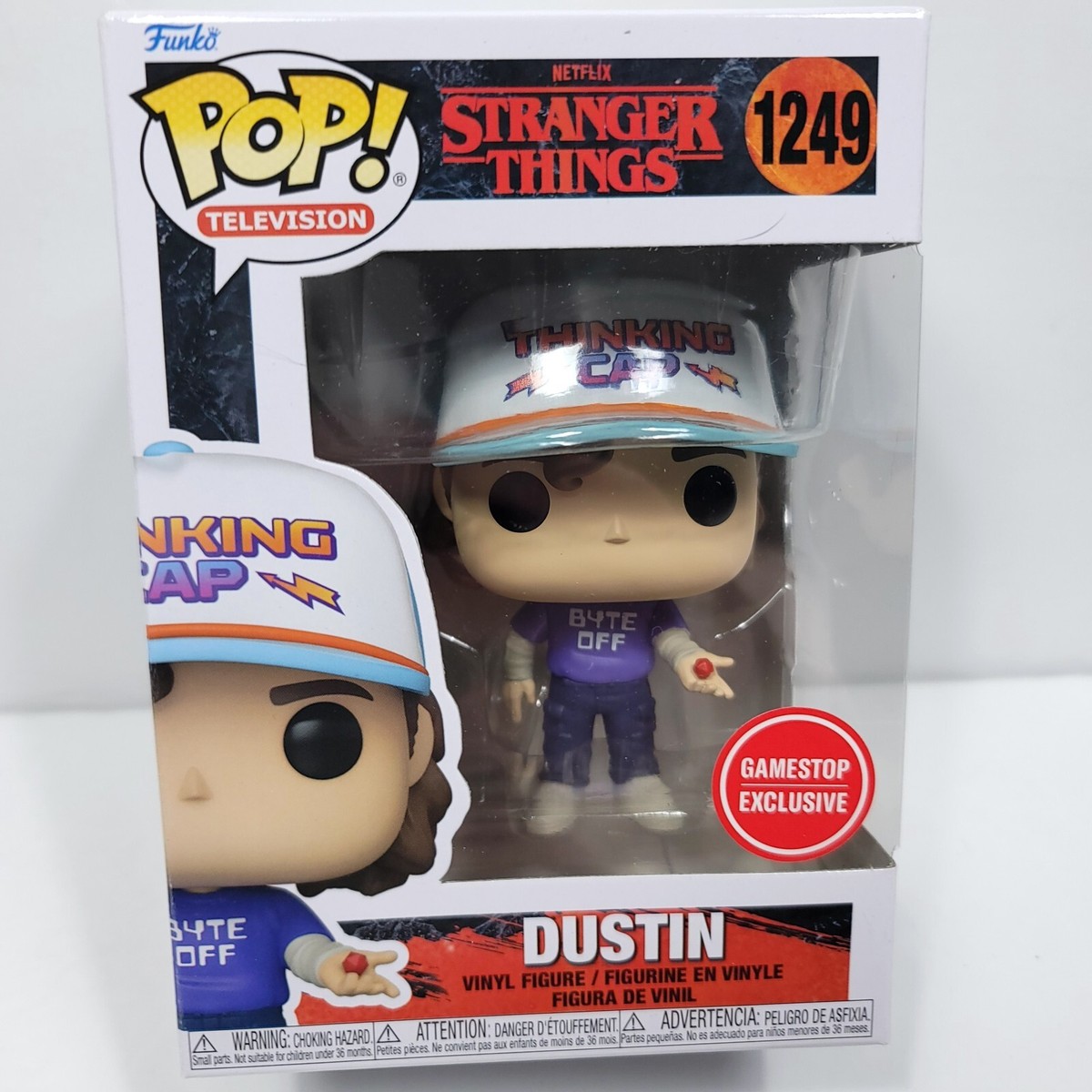 Funko Pop! Television Stranger Things Dustin Byte Off #1249