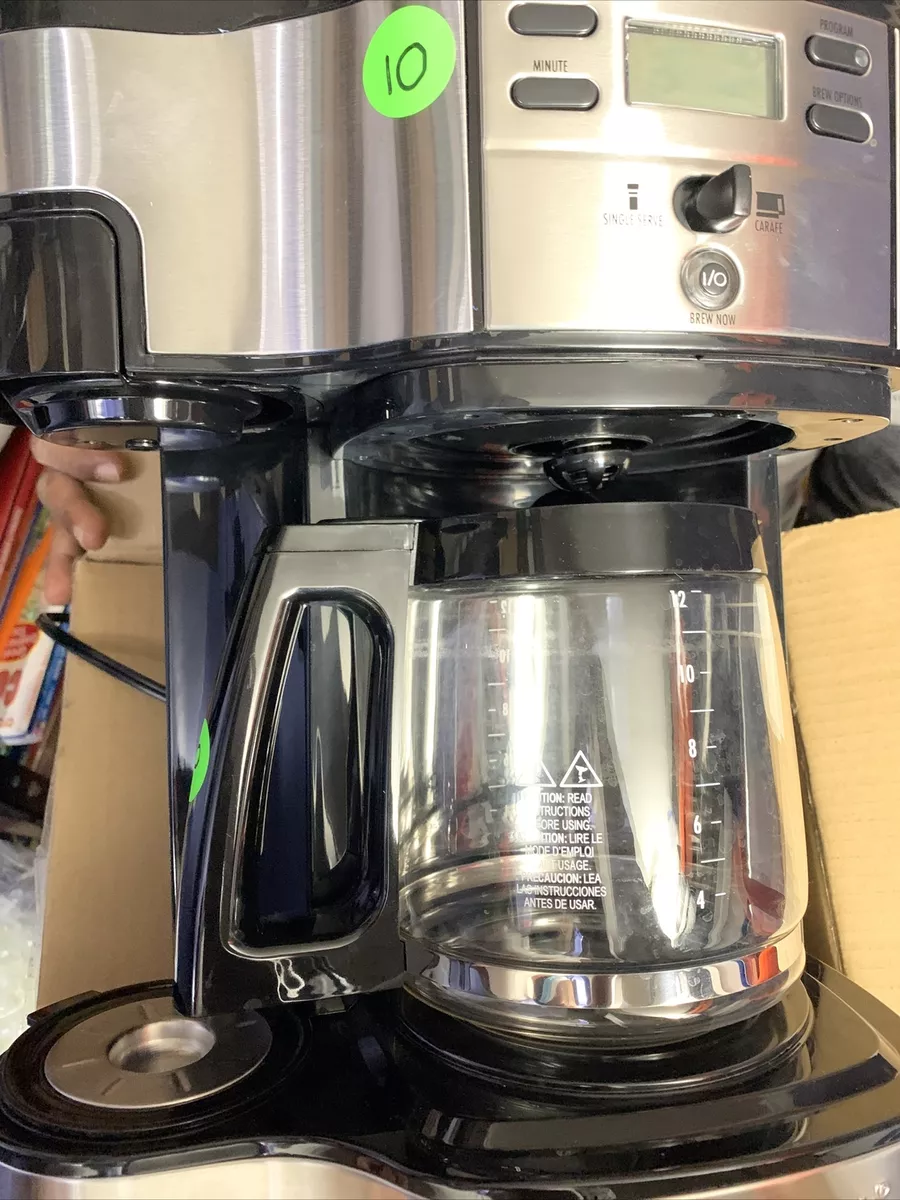 Hamilton beach 49980a single serve coffee cheap brewer and full pot coffee maker