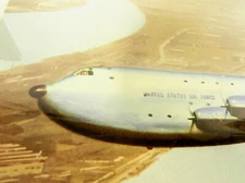 1950's DOUGLAS C124 GLOBEMASTER II FRAMED PRINT AIRPLANE under GLASS