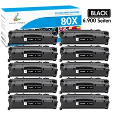 10PK High Yield CF280X 80X Toner Cartridge For HP LaserJet Pro 400 M401dn M425dw