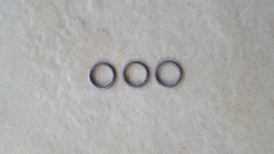 3 lead seals for early Benjamin/Sheridan rifles & pistols