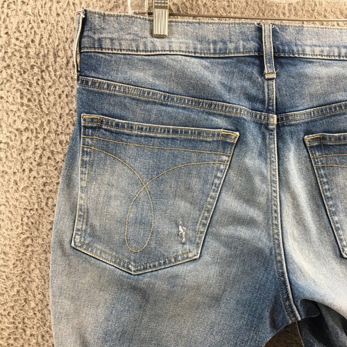 Calvin Klein Bermuda Shorts Damen 33 (eigentlich 36x9,5) blau Denim hoher Bund - Bild 14 von 24