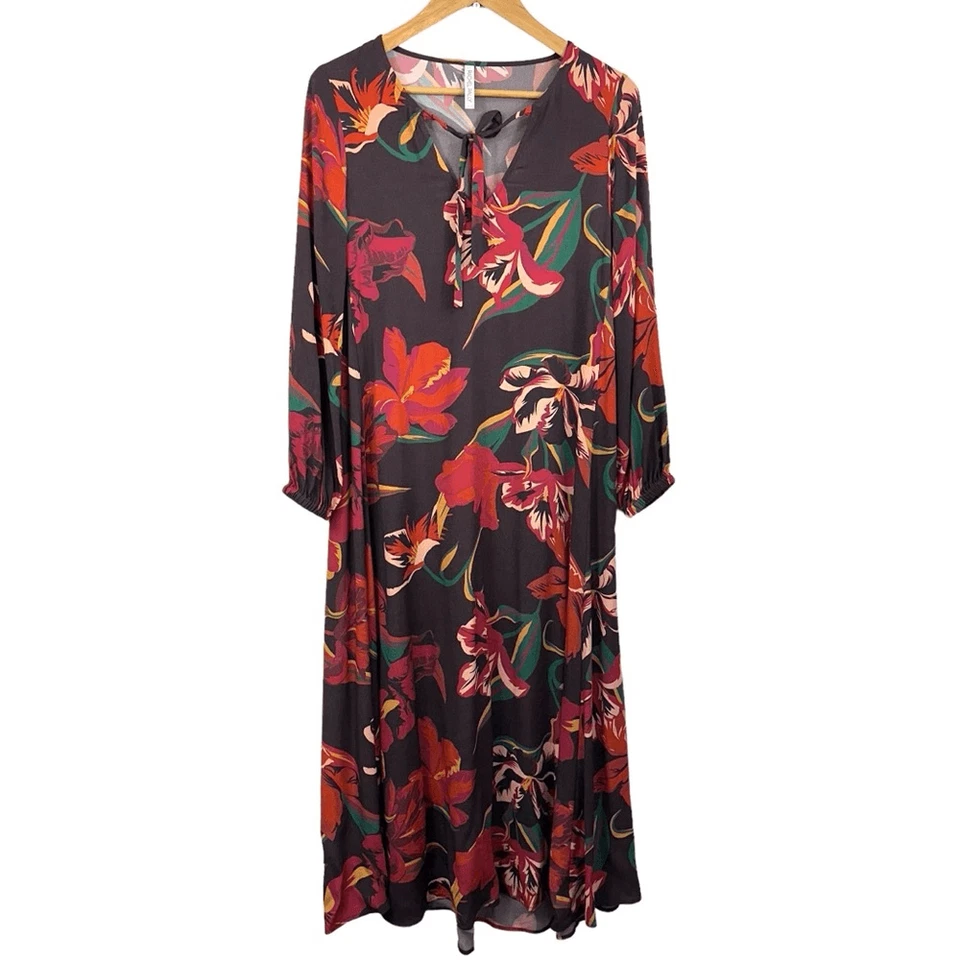 Vestido Rachel Pally Floral Crepe Manon en Tulipán, Talla Pequeña Foto 2 de 4