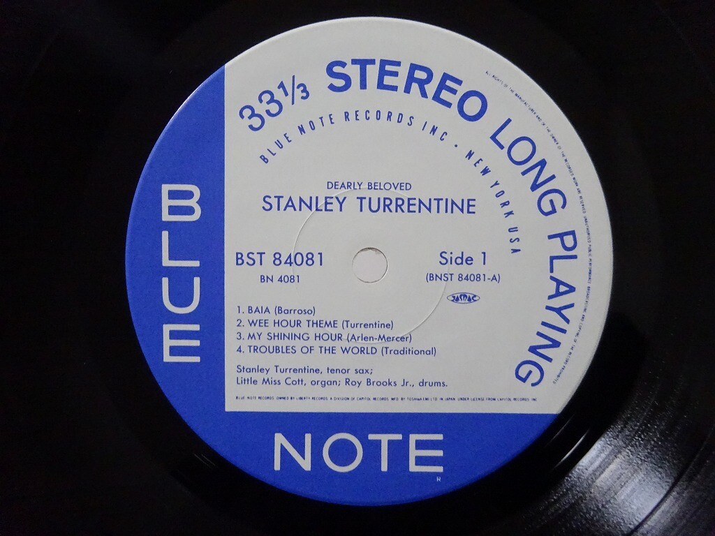 その他 LP Stanley Turrentine Dearly Beloved BN4081 BLUE NOTE /00260 Stanley Turrentine Dearly Beloved Blue Note BN 4081 Japan