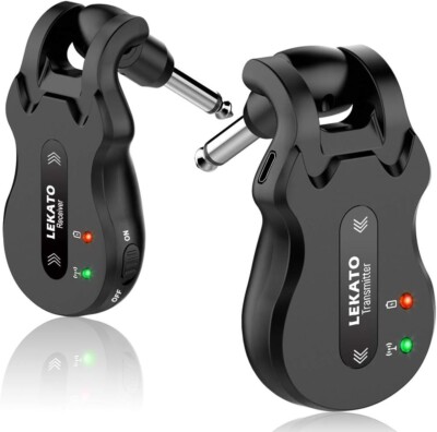 Lekato 5,8 GHz Gitarre Wireless System Bass Sender Empfänger Kit
