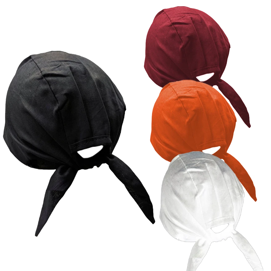 NEW FASHION HOUSE Readymade Biker Skull Cap And Men’s Sikh Patka With 2 Strings in 4 colours