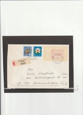 Schweiz - Einschreiben 29.09.1988 " 8030 Zürich 30 - Donaueschingen "