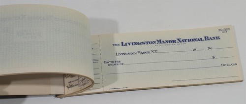 1950 The Livingston Manor National Bank NY Bank Book Ephemera Display Prop - Picture 5 of 9