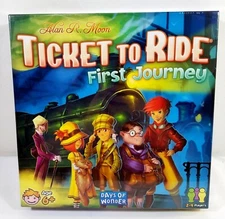 Days of Wonder Ticket to Ride First Journey Sealed In Box Alan R. Moon 2020