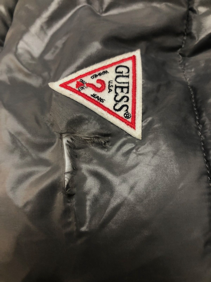 訳あり☆ GUESS Dallon Logo Puffer Jacket ロゴ ブルゾン Lacy Puffer Coat | GUESS Factory