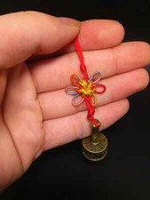 Mini Tibetan Buddhist Mantra Bronze Hand Prayer Wheel Cylinder Ornament