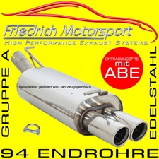 FRIEDRICH MOTORSPORT V2A SPORTAUSPUFF für Toyota Aygo 2 1.0 VVT-i