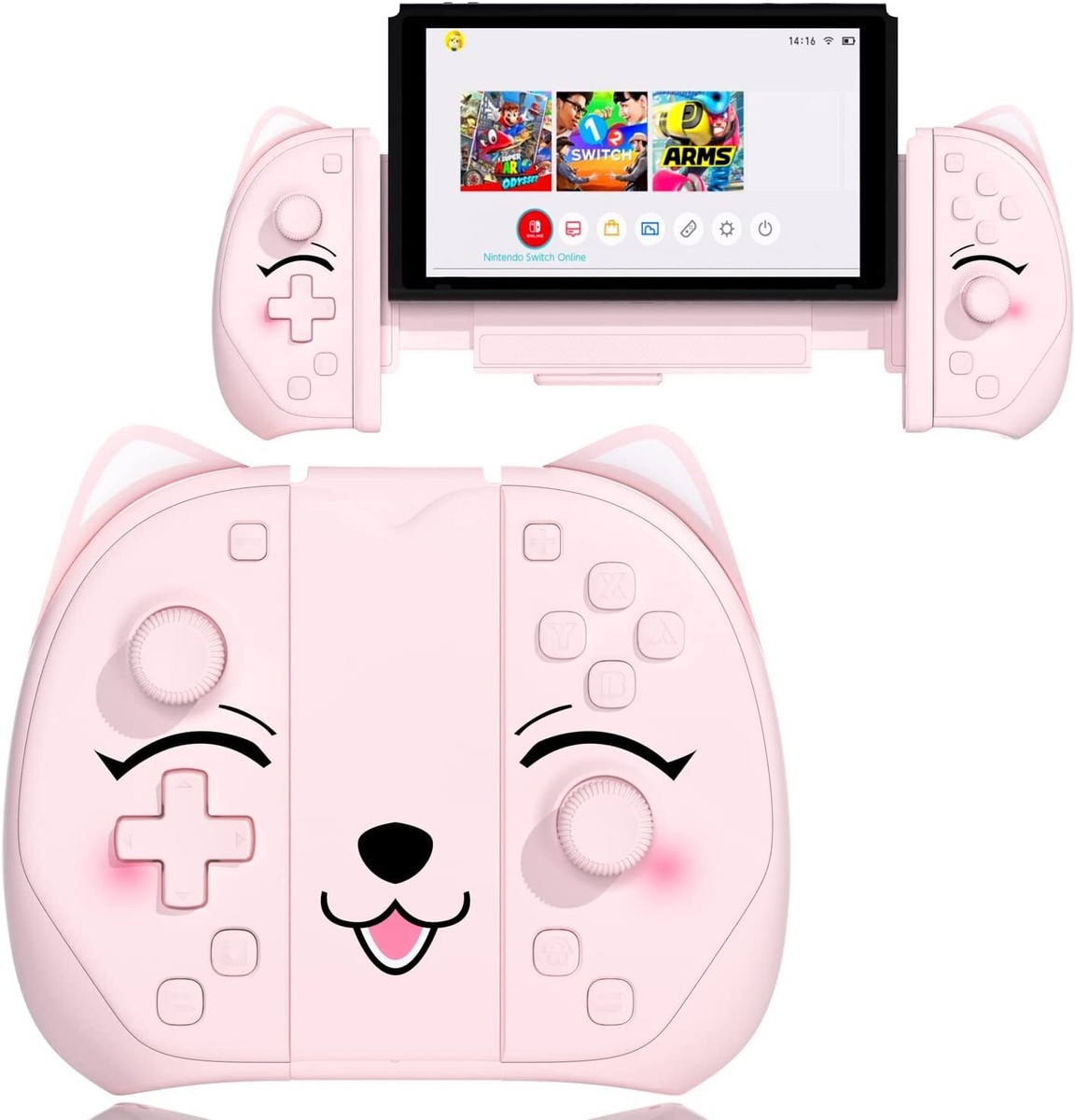 Mytrix Wireless Controller for Switch, Macro Button/Wake Up/Turbo