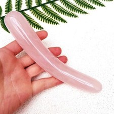 18cm natural rose quartz crystal carved massage wand yoni wand for women sex