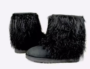 black mongolian fur uggs