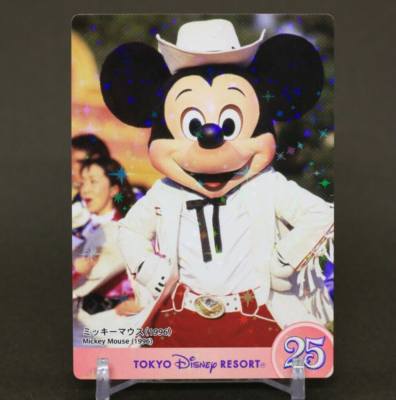 Mickey Mouse 1996 Tokyo Disney Resort COLLECTION CARDS 25th