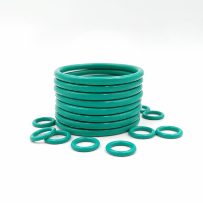Wire Dia 7mm Fluorine Rubber O Rings Gaskets FKM Oil Seals Washer Green/Brown