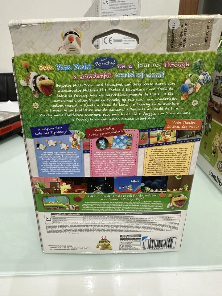 Poochy  & Yoshi’s Woolly World Limited Edition Pal Ita 3ds, foto 3 di 5