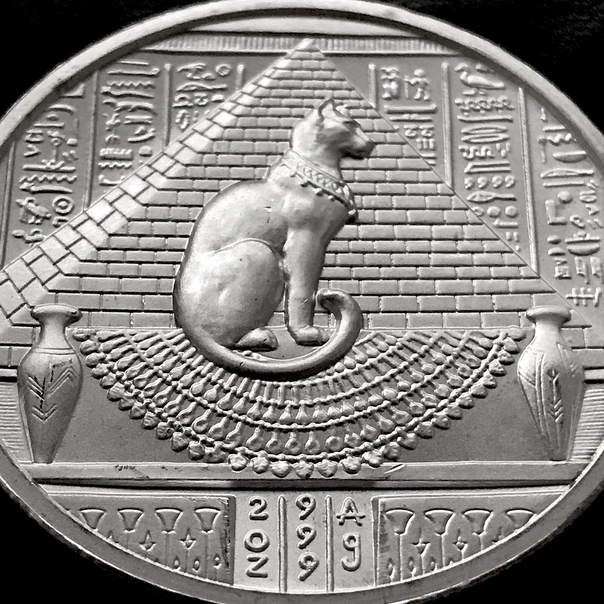 2 oz Silver Egyptian Gods Series Sekhmet Round Ultra High