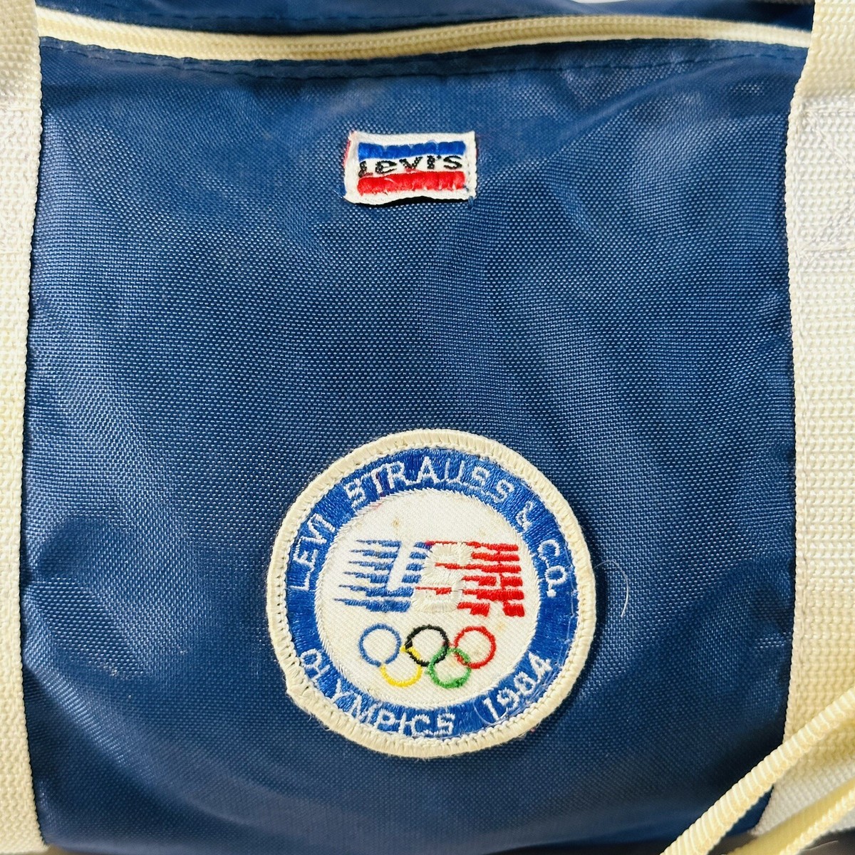 Vintage Levi Strauss 1984 Olympics Mini Duffle Bag Top Vintage Levi Strauss 1984 Olympics Mini Duffle Bag Top