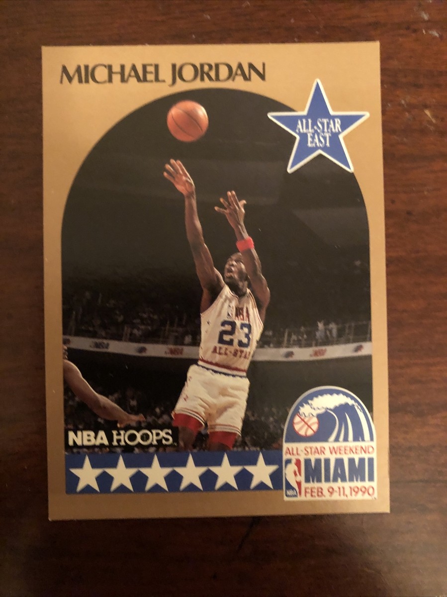 1990 NBA HOOPS Michael Jordan All Star East #5 Error Card 1990 NBA HOOPS Michael Jordan All Star East #5 Error Card